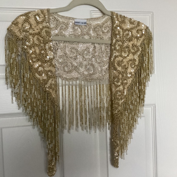 Vintage Sharmark sequined shawl - Picture 1 of 4